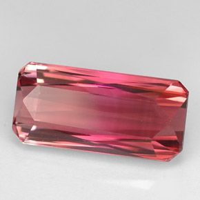 5.22 ct Pink Tourmaline Stone, Natural Tourmaline in Octagon / Scissor Cut Shape for Sale