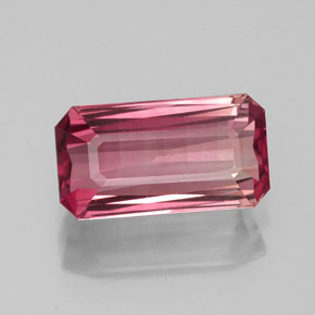2.17 ct Pink Tourmaline Gemstone, Tourmaline Gem in Octagon / Scissor Cut Shape for Sale.