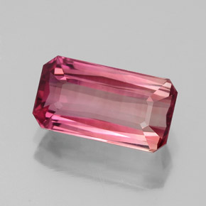 2.17 ct Pink Tourmaline Stone, Natural Tourmaline in Octagon / Scissor Cut Shape for Sale