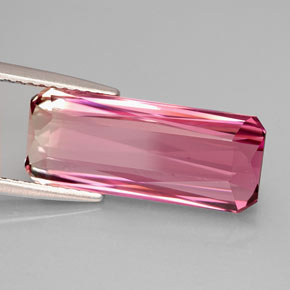 5.99 ct Pink Tourmaline Stone, Natural Tourmaline in Octagon / Scissor Cut Shape for Sale