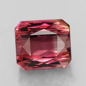 4.55 ct Multicolor Tourmaline Gemstone, Tourmaline Gem in Octagon / Scissor Cut Shape for Sale.