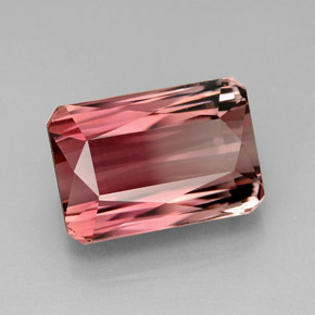 8.66 ct Pink Tourmaline Stone, Natural Tourmaline in Octagon / Scissor Cut Shape for Sale