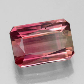 4.35 ct Pink Tourmaline Stone, Natural Tourmaline in Octagon / Scissor Cut Shape for Sale