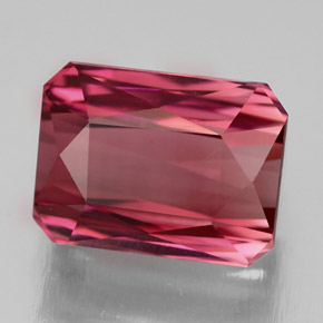 4.61 ct Pink Tourmaline Stone, Natural Tourmaline in Octagon / Scissor Cut Shape for Sale