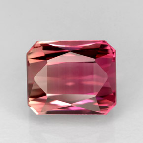 4.82 ct Pink Tourmaline Gemstone, Tourmaline Gem in Octagon / Scissor Cut Shape for Sale.