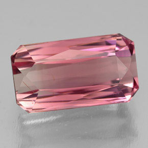5.13 ct Pink Tourmaline Stone, Natural Tourmaline in Octagon / Scissor Cut Shape for Sale