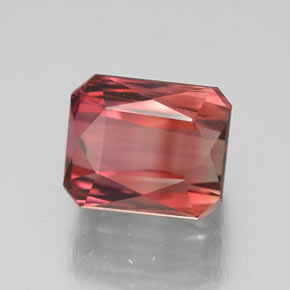 4.02 ct Pink Tourmaline Gemstone, Tourmaline Gem in Octagon / Scissor Cut Shape for Sale.