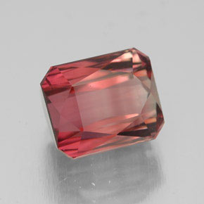 4.02 ct Pink Tourmaline Stone, Natural Tourmaline in Octagon / Scissor Cut Shape for Sale