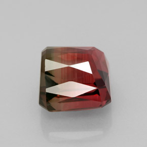 Tourmaline Gemstone in 8.8 x 8.8 mm Size for Sale, Tourmaline Stone in Bi-color Color