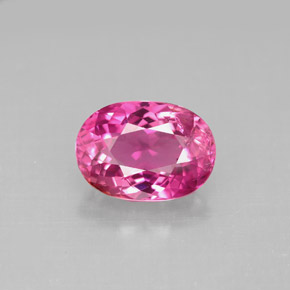 2.53 ct Pink Tourmaline Gemstone, Tourmaline Gem in Oval Facet Shape for Sale.