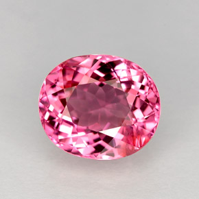 2.23 ct Pink Tourmaline Gemstone, Tourmaline Gem in Oval Facet Shape for Sale.