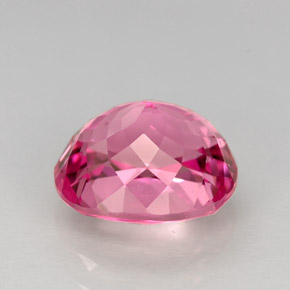 Tourmaline Gemstone in 8.5 x 7.4 mm Size for Sale, Tourmaline Stone in Deep Pink Color