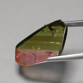 Tourmaline Gemstone in 25.4 x 14.9 mm Size for Sale, Tourmaline Stone in Watermelon Color