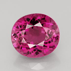 4.85 ct Violet Tourmaline Gemstone, Tourmaline Gem in Oval Facet Shape for Sale.