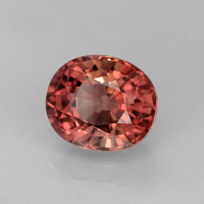 2.40 ct Pink Tourmaline Stone, Natural Tourmaline in Oval Facet Shape for Sale