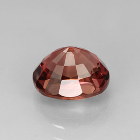 Tourmaline Gemstone in 8.6 x 7.4 mm Size for Sale, Tourmaline Stone in Orange Rose Color