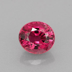 0.89 ct Pink Tourmaline Stone, Natural Tourmaline in Oval Facet Shape for Sale
