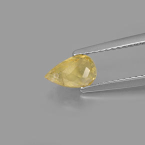 Tourmaline Gemstone in 7.4 x 4.5 mm Size for Sale, Tourmaline Stone in Yellow Color
