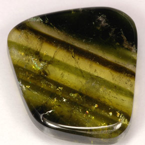 9.21 ct Multicolor Tourmaline Stone, Natural Tourmaline in Sliced Crystal Shape for Sale