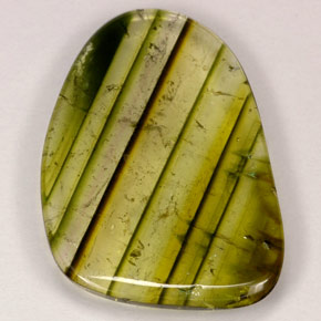 4.72 ct Multicolor Tourmaline Stone, Natural Tourmaline in Sliced Crystal Shape for Sale