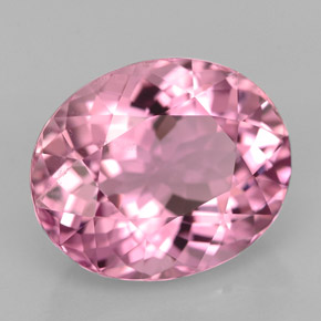5.10 ct Pink Tourmaline Stone, Natural Tourmaline in Oval Facet Shape for Sale