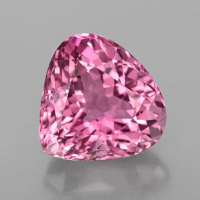 4.47 ct Pink Tourmaline Gemstone, Tourmaline Gem in Pear Facet Shape for Sale.
