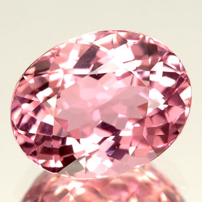 3.85 ct Pink Tourmaline Gemstone, Tourmaline Gem in Oval Facet Shape for Sale.