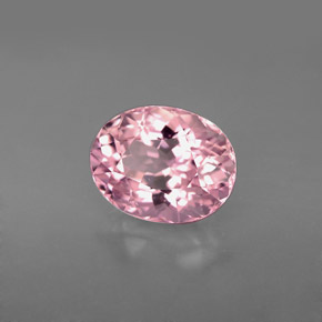 3.09 ct Pink Tourmaline Stone, Natural Tourmaline in Oval Facet Shape for Sale