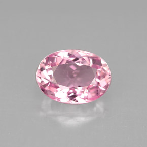 2.73 ct Pink Tourmaline Gemstone, Tourmaline Gem in Oval Facet Shape for Sale.