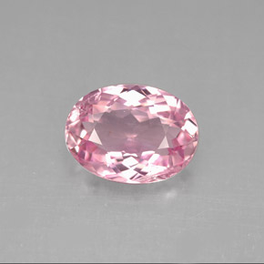 2.60 ct Pink Tourmaline Gemstone, Tourmaline Gem in Oval Facet Shape for Sale.