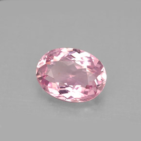 2.60 ct Pink Tourmaline Stone, Natural Tourmaline in Oval Facet Shape for Sale
