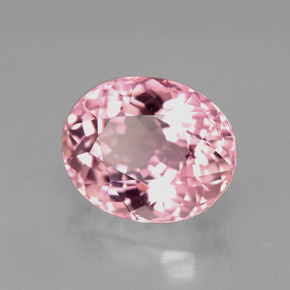 4.43 ct Pink Tourmaline Stone, Natural Tourmaline in Oval Facet Shape for Sale
