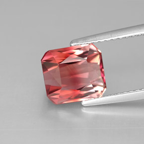 2.35 ct Multicolor Tourmaline Gemstone, Tourmaline Gem in Octagon / Scissor Cut Shape for Sale.