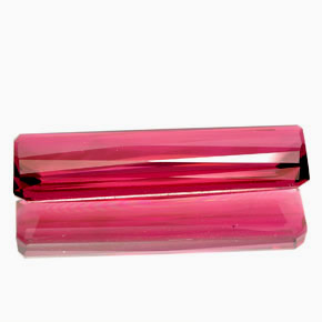 Tourmaline Gemstone in 25.4 x 7.7 mm Size for Sale, Tourmaline Stone in Purple Pink Color