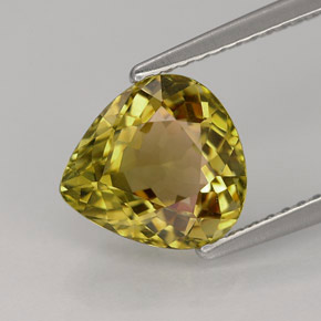 2.35 ct Multicolor Tourmaline Gemstone, Tourmaline Gem in Pear Facet Shape for Sale.