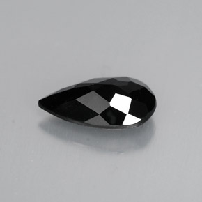 Tourmaline Gemstone in 8.3 x 5 mm Size for Sale, Tourmaline Stone in Black Color