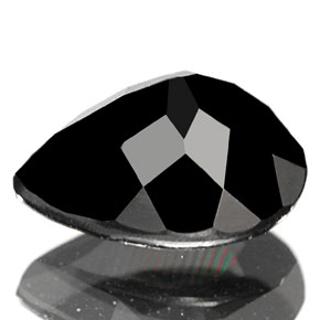 Tourmaline Gemstone in 7 x 5.5 mm Size for Sale, Tourmaline Stone in Black Color