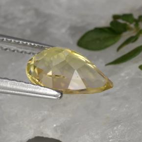 Tourmaline Gemstone in 9 x 6 mm (calibrated) Size for Sale, Tourmaline Stone in Light Golden-Yellow Color
