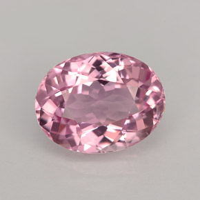 3.01 ct Pink Tourmaline Gemstone, Tourmaline Gem in Oval Facet Shape for Sale.