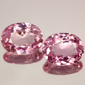 4.09 ct Pink Tourmaline Gemstone, Tourmaline Gem in Oval Facet Shape for Sale.