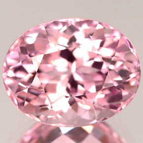 2.55 ct Pink Tourmaline Gemstone, Tourmaline Gem in Oval Facet Shape for Sale.