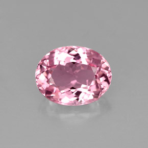 1.62 ct Pink Tourmaline Gemstone, Tourmaline Gem in Oval Facet Shape for Sale.
