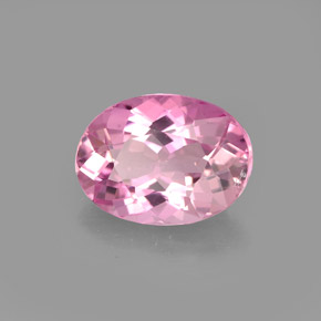 1.72 ct Pink Tourmaline Stone, Natural Tourmaline in Oval Facet Shape for Sale