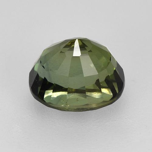 Tourmaline Gemstone in 7 x 6.1 mm Size for Sale, Tourmaline Stone in Forest Green Color