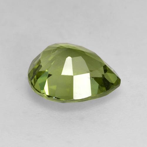 Tourmaline Gemstone in 7.5 x 6.4 mm Size for Sale, Tourmaline Stone in Warm Green Color