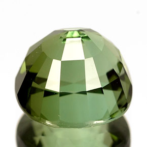 Tourmaline Gemstone in 8.2 x 8.1 mm Size for Sale, Tourmaline Stone in Yellowish Green Color