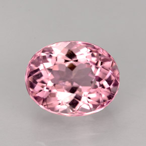 2.90 ct Pink Tourmaline Gemstone, Tourmaline Gem in Oval Facet Shape for Sale.