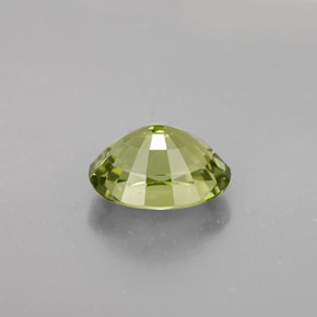 Tourmaline Gemstone in 8.3 x 6.4 mm Size for Sale, Tourmaline Stone in Yellowish Green Color
