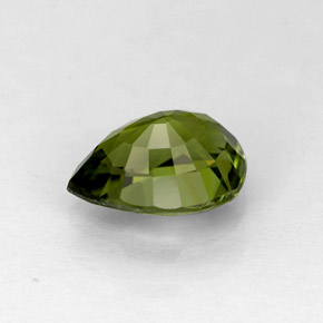 Tourmaline Gemstone in 7.3 x 5.5 mm Size for Sale, Tourmaline Stone in Yellowish Green Color