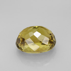 Tourmaline Gemstone in 10.4 x 8.5 mm Size for Sale, Tourmaline Stone in Greenish Golden Color